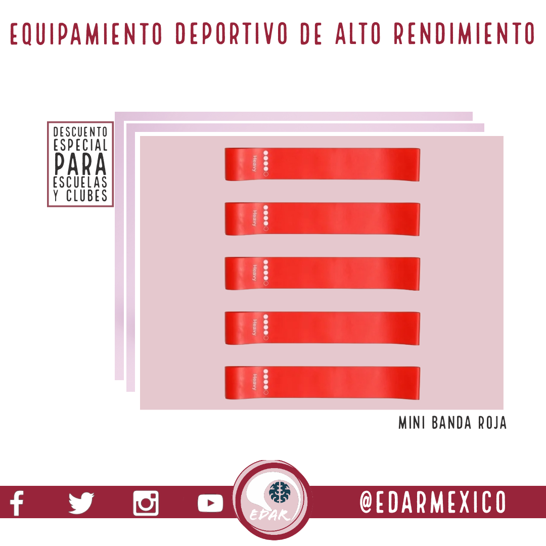 MINI BANDA ROJA 35-40 LBS