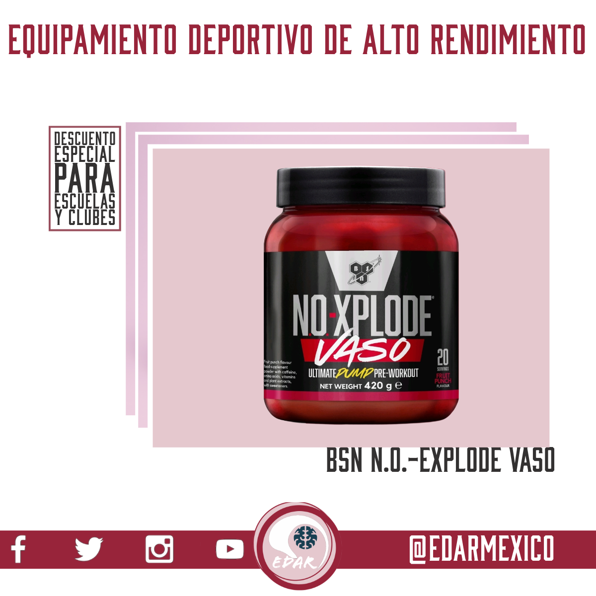 BSN N.O.-XPLODE VASO 24 SERVICIOS