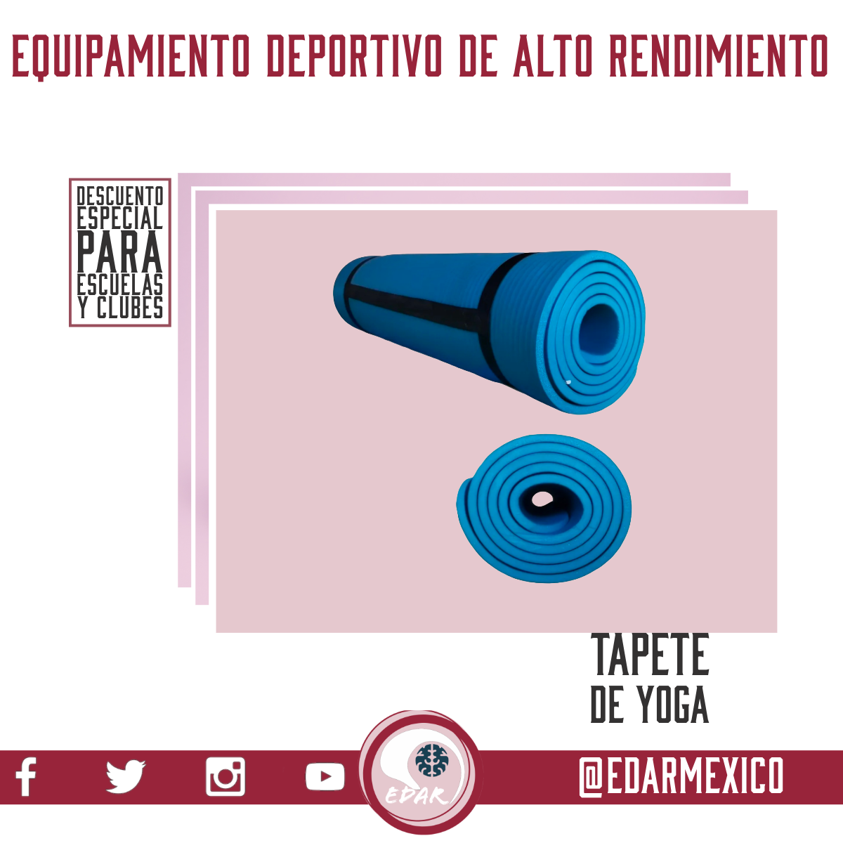 TAPETE PARA YOGA 10MM