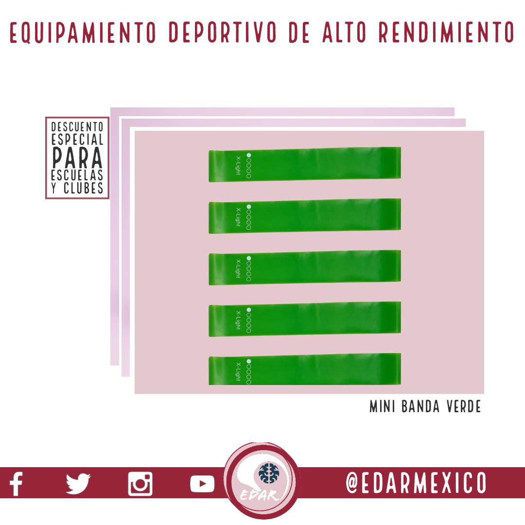 MINI BANDA VERDE 10-15 LBS