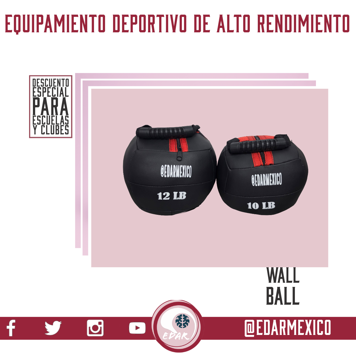 WALL BALL EDAR (SOLICITAR PRESUPUESTO SEGÚN EL PESO)