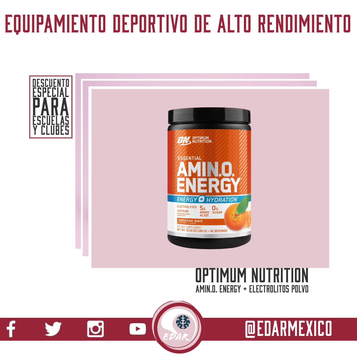 OPTIMUM NUTRITION AMIN.O. ENERGY + ELECTROLITOS POLVO