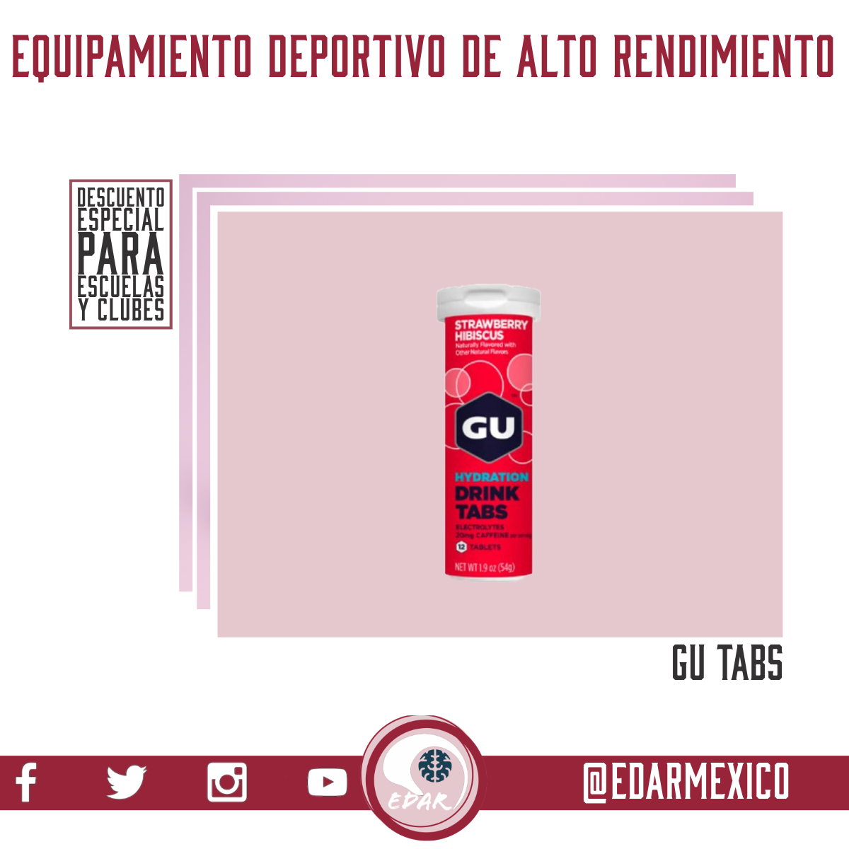 GU ENERGY HIDRATATION DRINK TABS