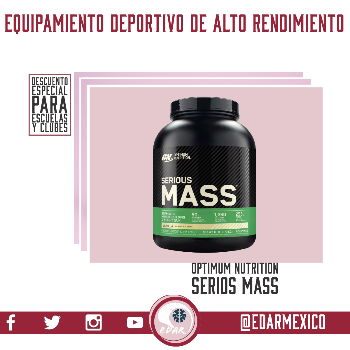 OPTIMUM NUTRITION GOLD STANDARD SERIOUS MASS 12 LBS