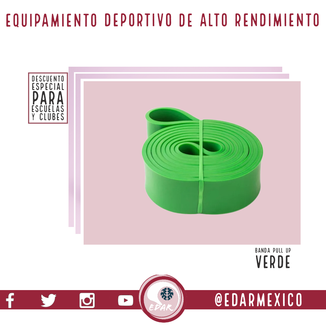 BANDA PULL UP VERDE 50-120 LBS