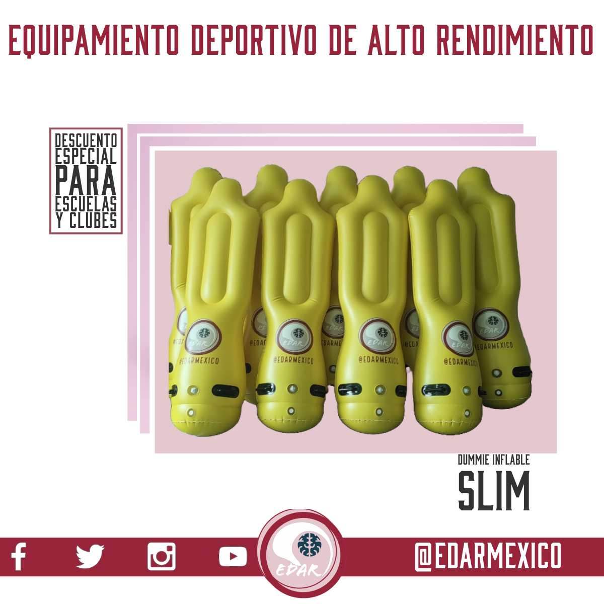 DUMMIE INFLABLE SLIM EDAR