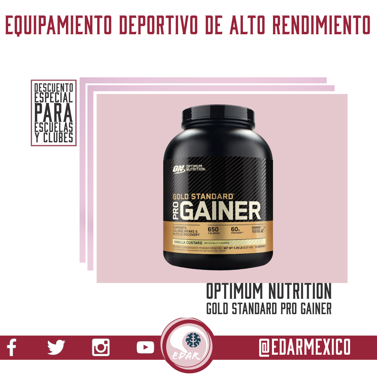 OPTIMUM NUTRITION GOLD STANDARD PRO GAINER 5 LBS