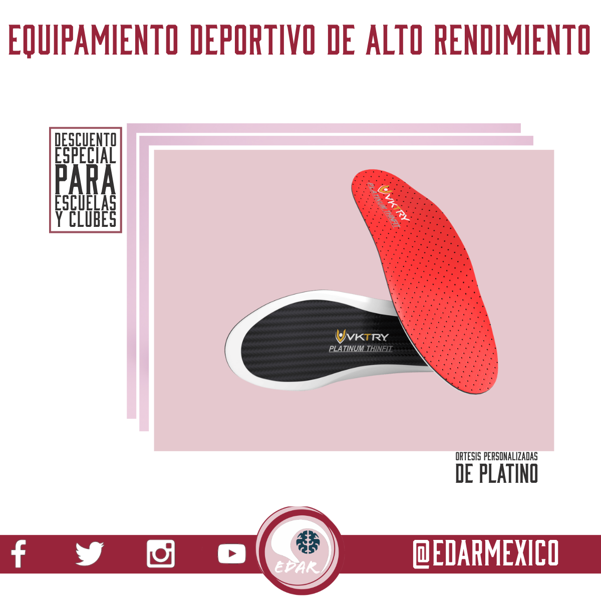VKTRY ORTESIS PERSONALIZADAS DE PLATINO (SOLICITAR CUPON DE DESCUENTO PARA COMPRA DIRECTA EN VKTRY)