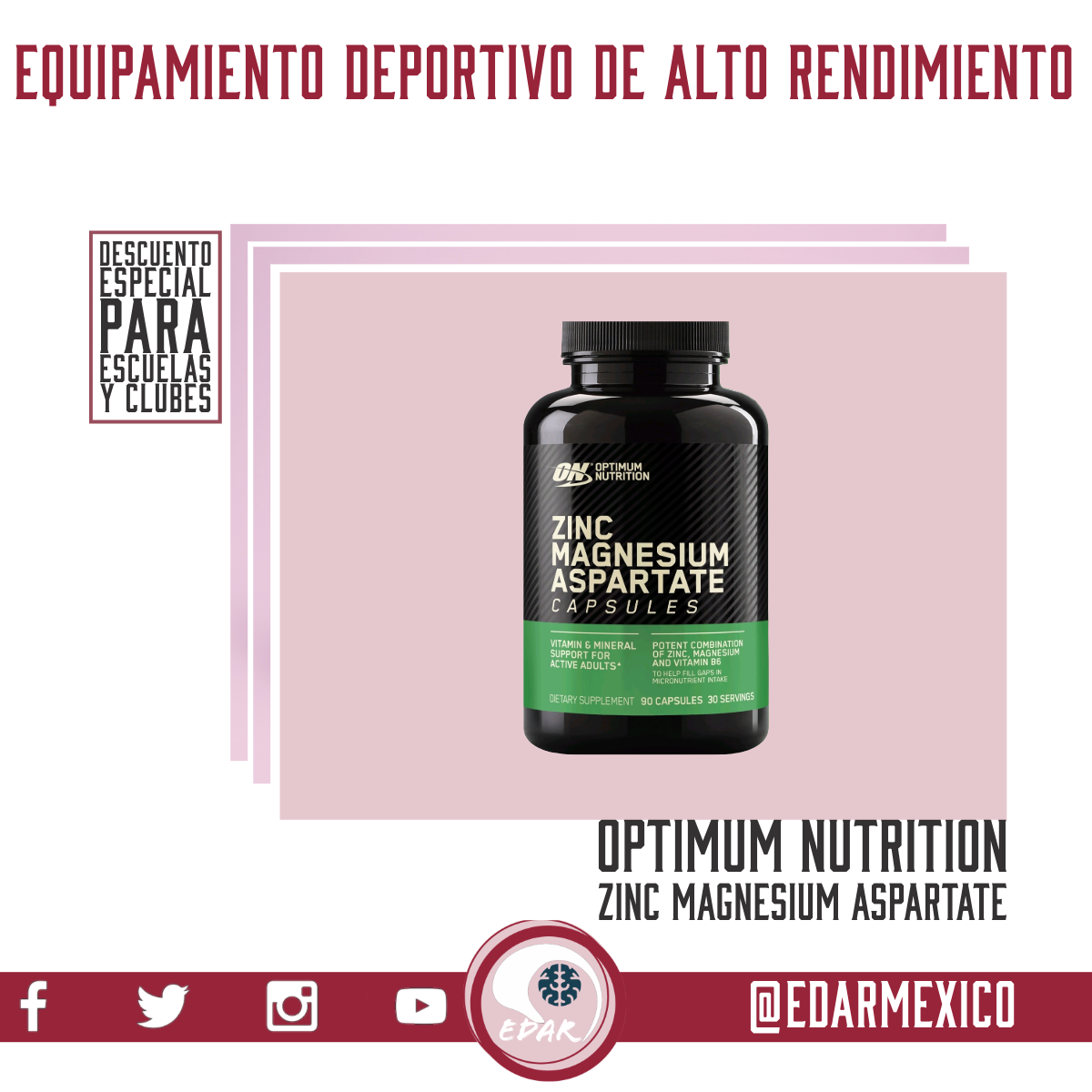 OPTIMUM NUTRITION ZINC MAGNESIUM ASPARTATE